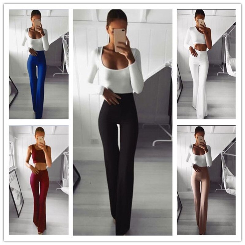 Calça Flare Pernas Largas - Lindas & Cia Shop