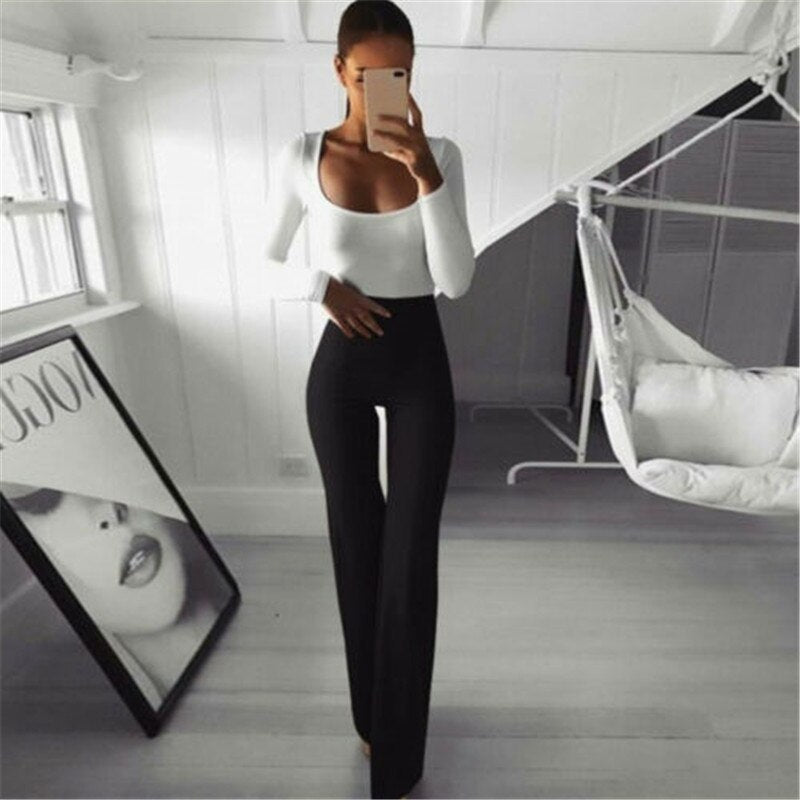 Calça Flare Pernas Largas - Lindas & Cia Shop