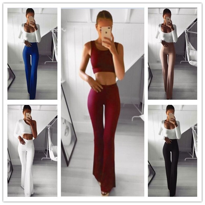 Calça Flare Pernas Largas - Lindas & Cia Shop