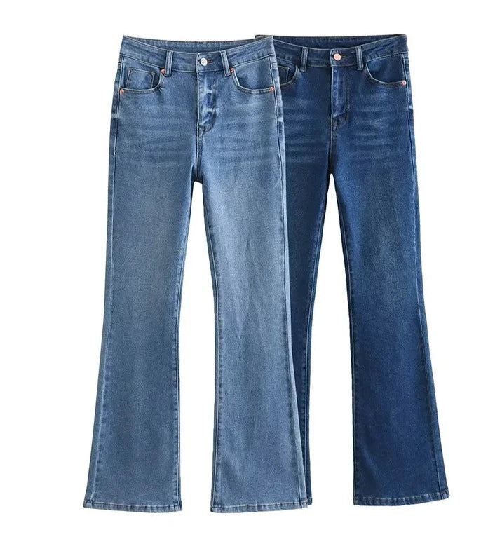 Calça Jeans Reta
