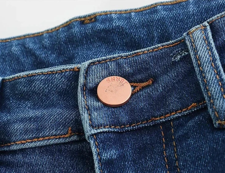 Calça Jeans Reta
