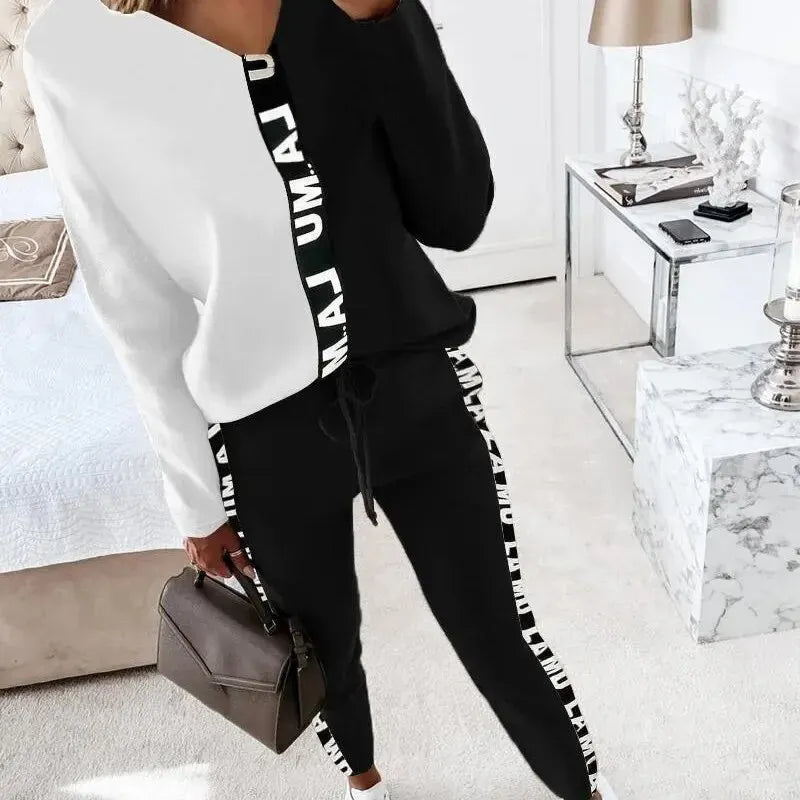 Conjunto Preto e Branco em Malha