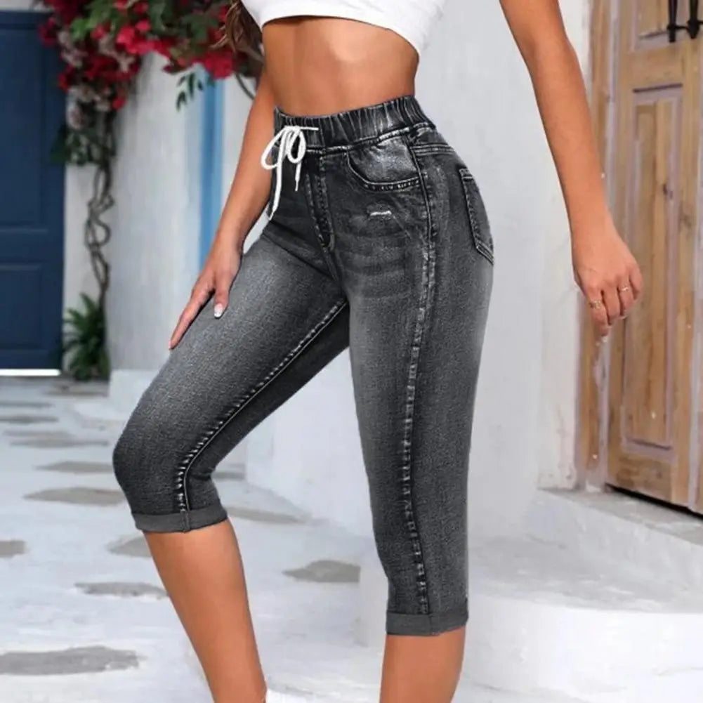 Calça Jeans Capri