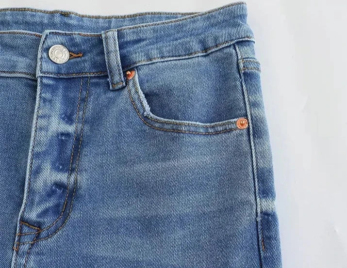 Calça Jeans Reta