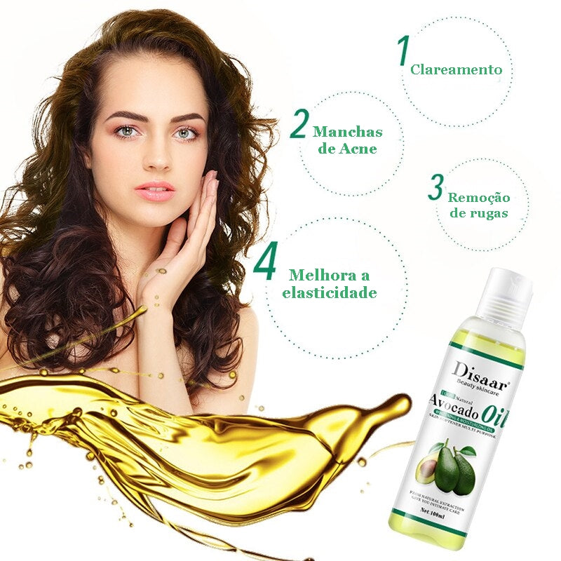 Hidratante Facial e Corporal de Abacate Orgânico - Lindas & Cia Shop