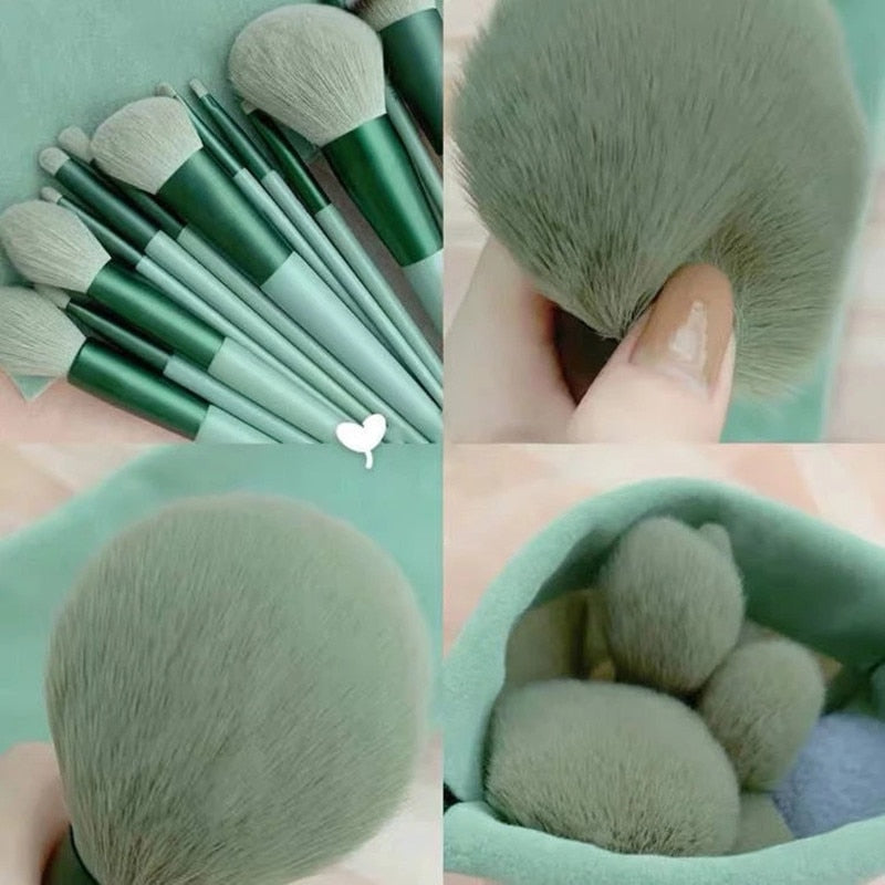 New 13Pcs Makeup Brush Set Makeup Concealer Brush Blush Loose Powder Brush Eye Shadow Highlighter Foundation Brush Beauty Tools - Lindas & Cia Shop