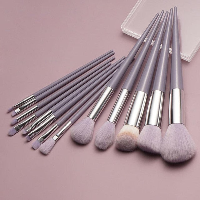 New 13Pcs Makeup Brush Set Makeup Concealer Brush Blush Loose Powder Brush Eye Shadow Highlighter Foundation Brush Beauty Tools - Lindas & Cia Shop