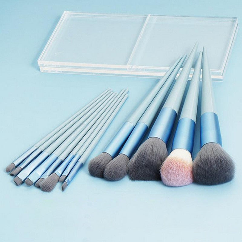 New 13Pcs Makeup Brush Set Makeup Concealer Brush Blush Loose Powder Brush Eye Shadow Highlighter Foundation Brush Beauty Tools - Lindas & Cia Shop