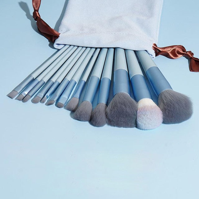 New 13Pcs Makeup Brush Set Makeup Concealer Brush Blush Loose Powder Brush Eye Shadow Highlighter Foundation Brush Beauty Tools - Lindas & Cia Shop