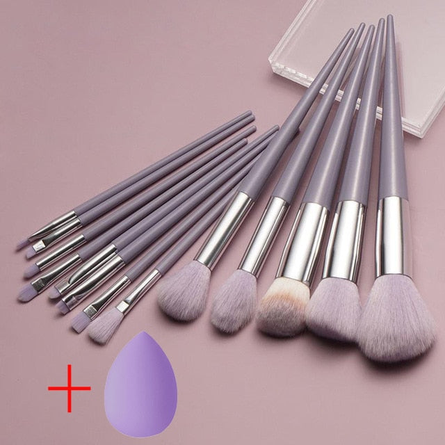 New 13Pcs Makeup Brush Set Makeup Concealer Brush Blush Loose Powder Brush Eye Shadow Highlighter Foundation Brush Beauty Tools - Lindas & Cia Shop