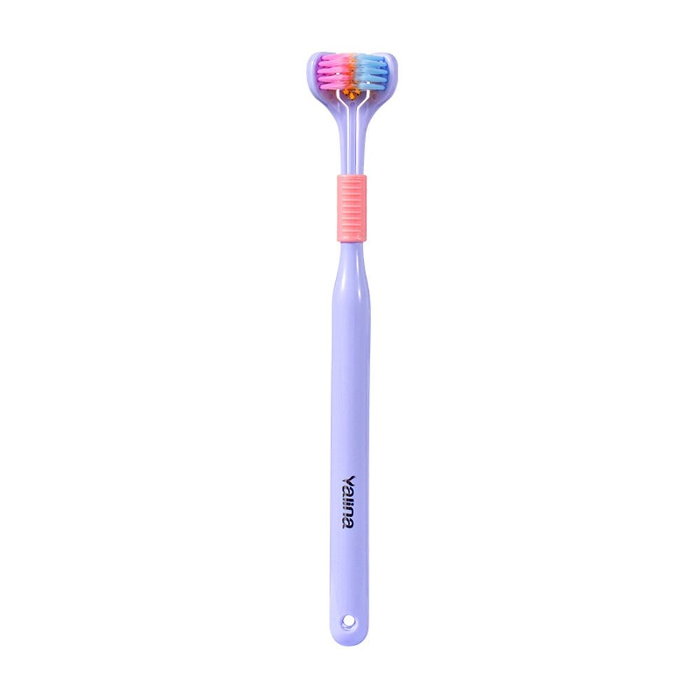 Escova de dentes com três lados, cerdas macias ultrafinas. - Lindas & Cia Shop