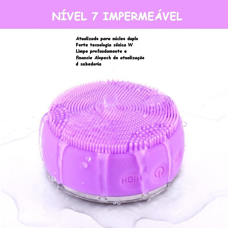 Escova de Limpeza Facial Elétrica Ultrassônica - Lindas & Cia Shop