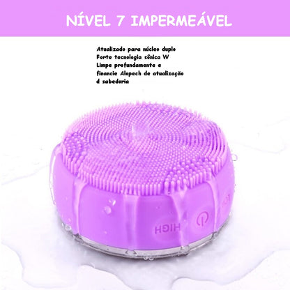 Escova de Limpeza Facial Elétrica Ultrassônica - Lindas & Cia Shop