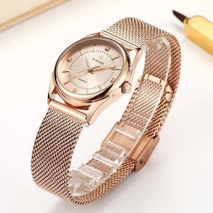 Relógio Feminino Luxo com Diamante - Lindas & Cia Shop
