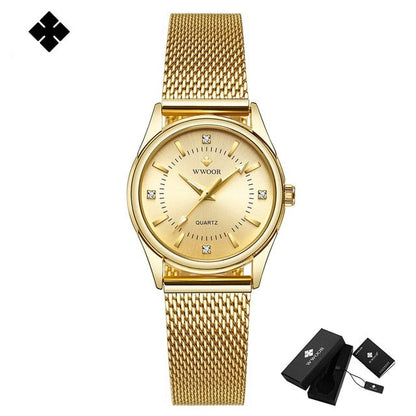 Relógio Feminino Luxo com Diamante - Lindas & Cia Shop