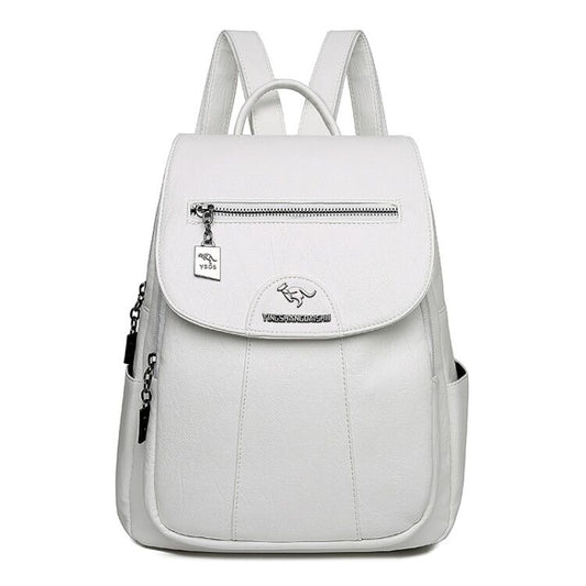 Mochilas de Couro Vintage Estilo Casual - Lindas & Cia Shop
