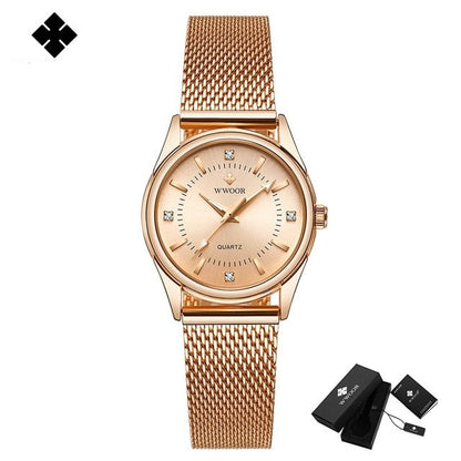 Relógio Feminino Luxo com Diamante - Lindas & Cia Shop