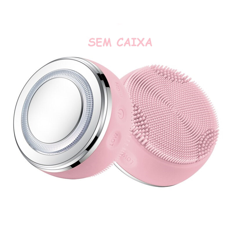 Escova de Limpeza Facial Elétrica Ultrassônica - Lindas & Cia Shop