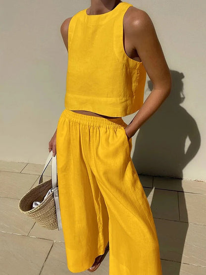 Conjunto Feminino com Top e Calça