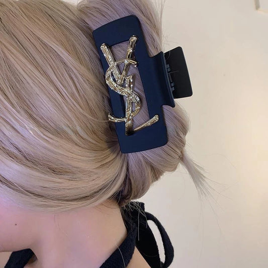 Prendedor de Cabelo com Letras YSL
