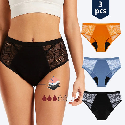 Calcinhas Menstruais com Renda