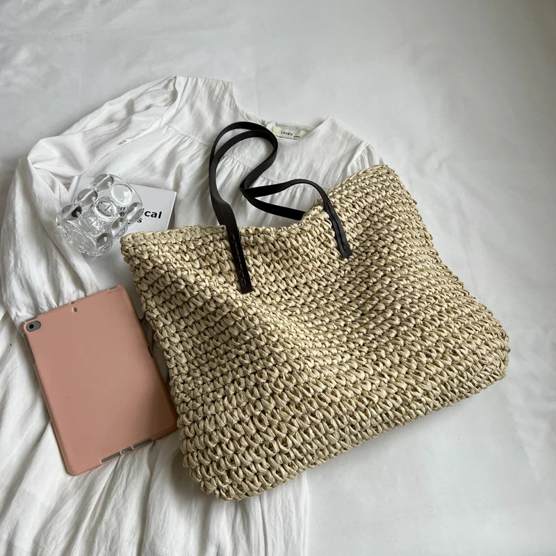 Bolsa de Palha com Design Exclusivo.