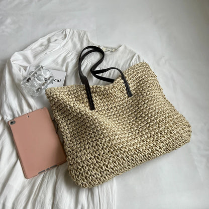 Bolsa de Palha com Design Exclusivo.
