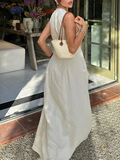 Vestido Longo Feminino com Zíper