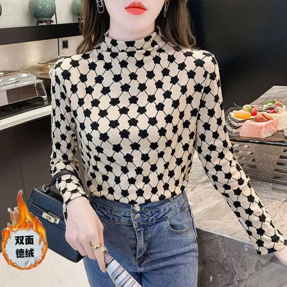 Blusa Dupla Face em Veludo