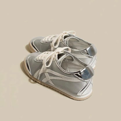 Tênis Sneakers Feminino em Couro Amarelo
