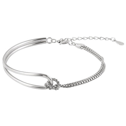 Pulseira de Contas Redondas de Prata Esterlina - Lindas & Cia Shop