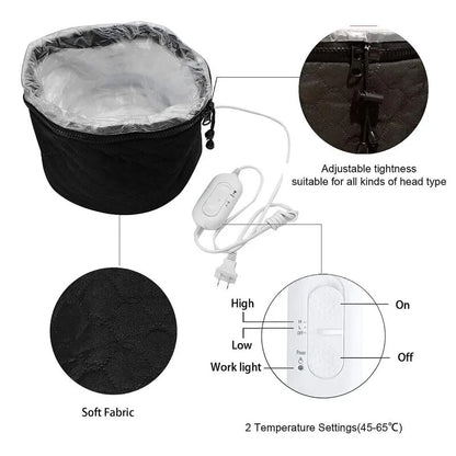 Touca Térmica para Hidratação Capilar