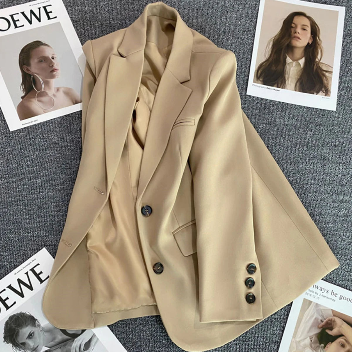 Blazer com Corte Reto