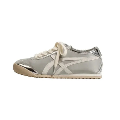 Tênis Sneakers Feminino em Couro Amarelo