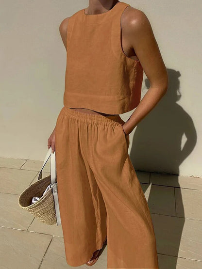 Conjunto Feminino com Top e Calça