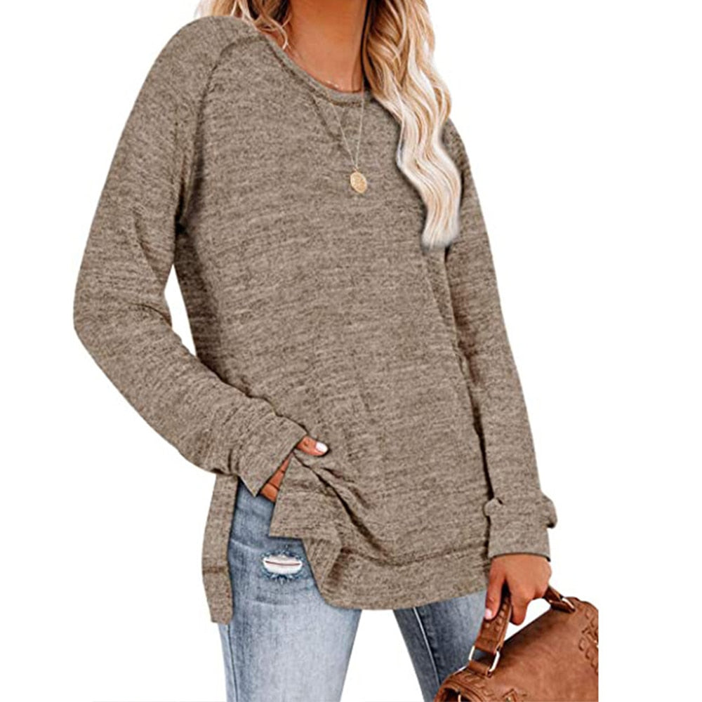 Blusa Feminina Casual Malha