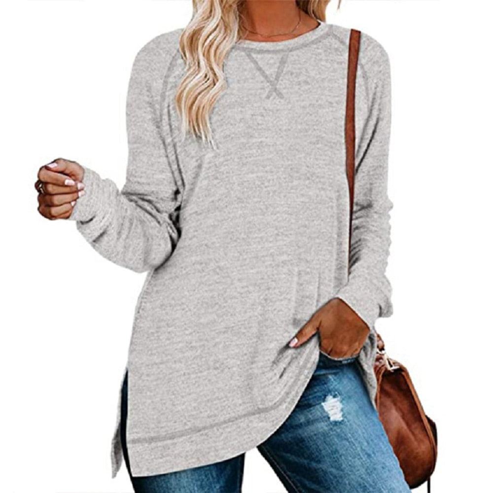 Blusa Feminina Casual Malha