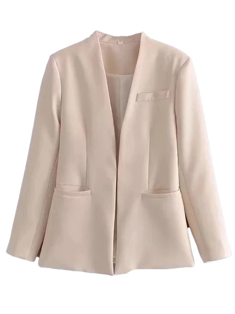 Conjunto com Blazer em V e Calça