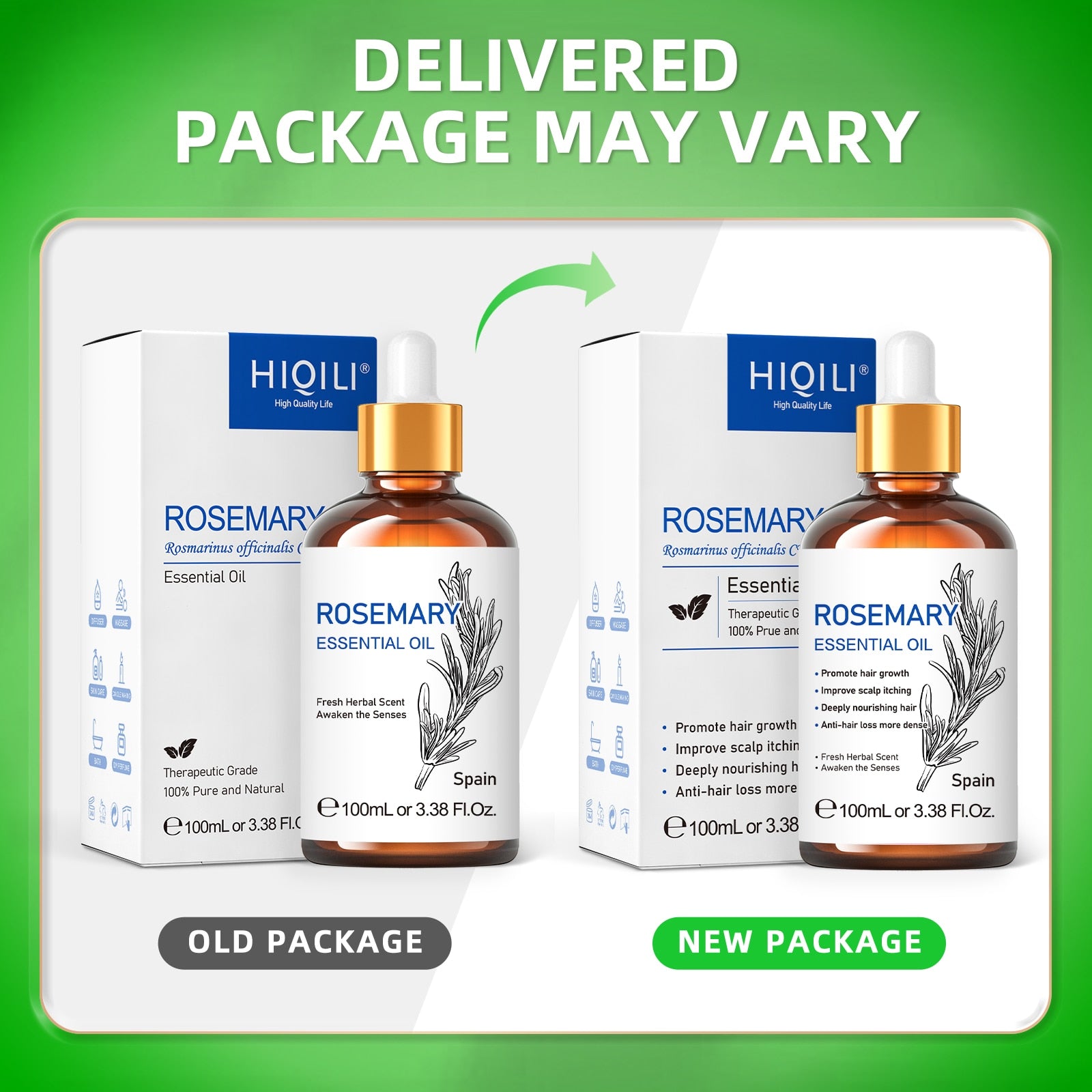 Óleo Essencial de Alecrim, Natureza 100% Puro - Lindas & Cia Shop