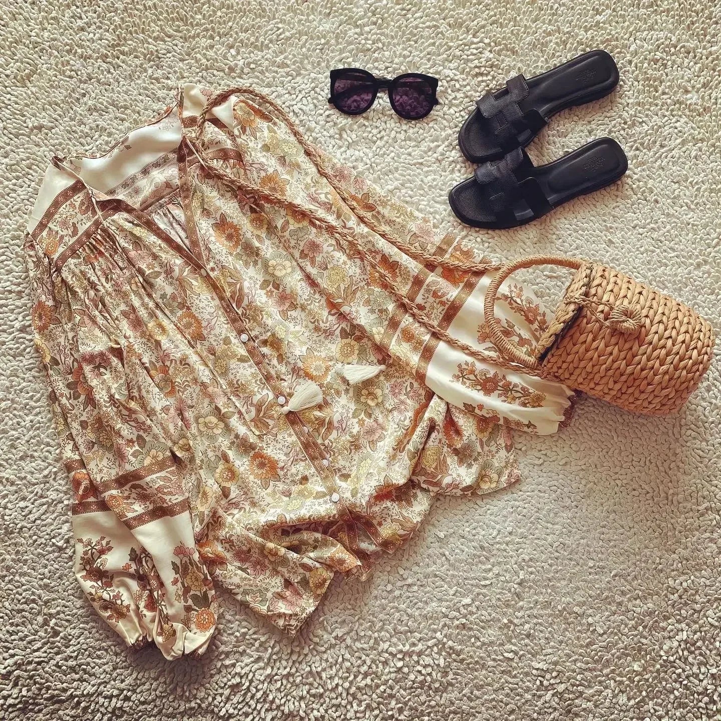 Blusa Boho Floral
