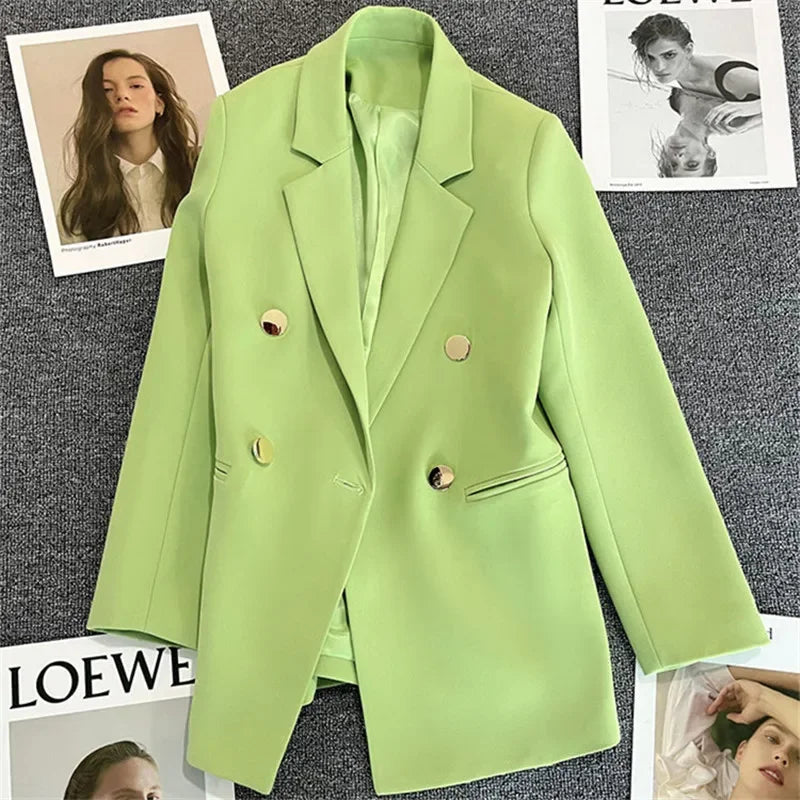 Blazer Feminino com Botões de Metal