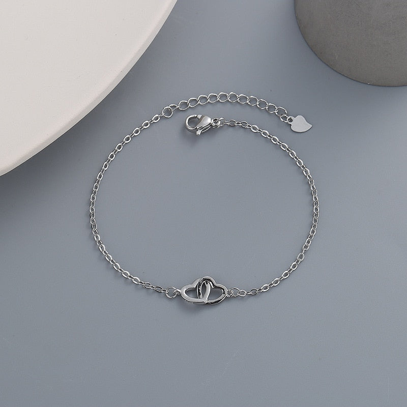 Pulseira de Contas Redondas de Prata Esterlina - Lindas & Cia Shop