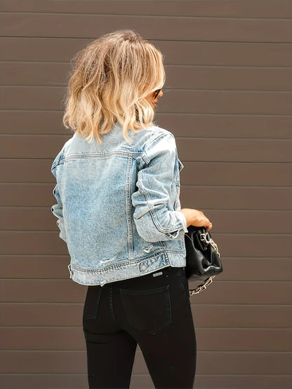 Jaqueta Jeans Curta
