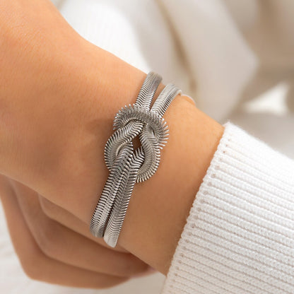 Pulseira de Corrente com Nó