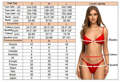 Conjunto Biquíni sem Alça