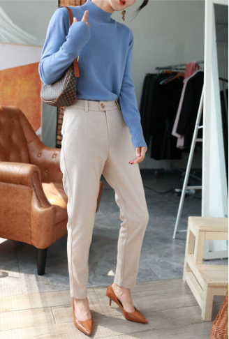 Calça de Lã Feminina Lápis - Lindas & Cia Shop