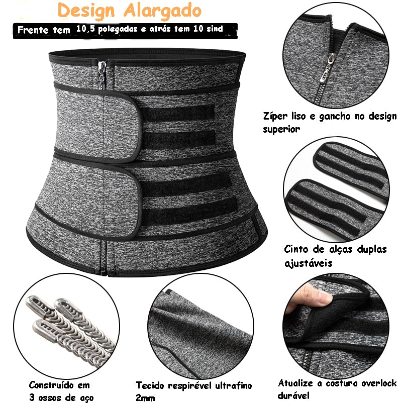 Cinta Neoprene Modelador de Cintura - Lindas & Cia Shop
