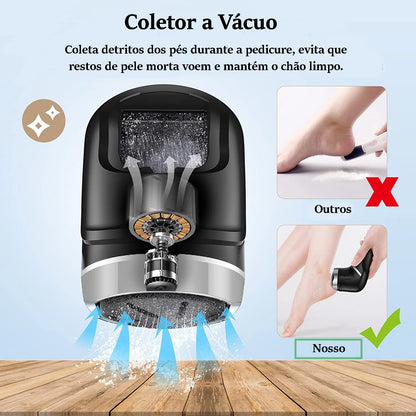Lixa Elétrica Recarregável para Pés
