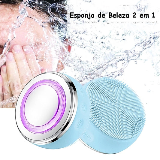 Escova de Limpeza Facial Elétrica Ultrassônica - Lindas & Cia Shop