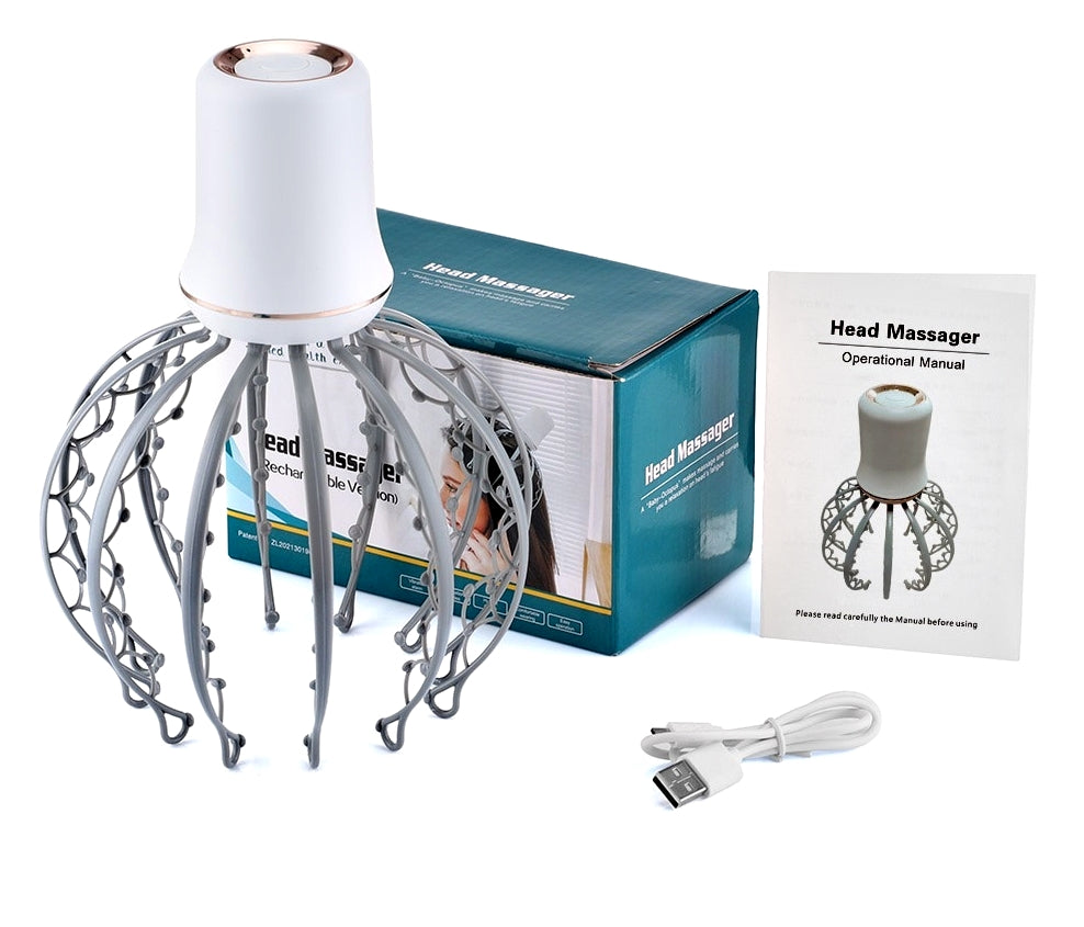 Massageador Elétrico para Couro Cabeludo